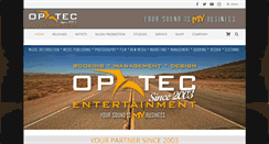 Desktop Screenshot of op-tec.de
